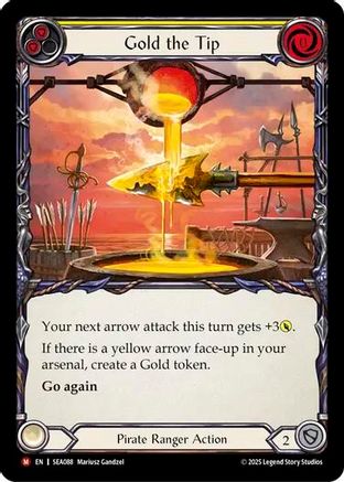 [Rainbow Foil] Gold the Tip (#SEA088) - Majestic - FAB High Seas