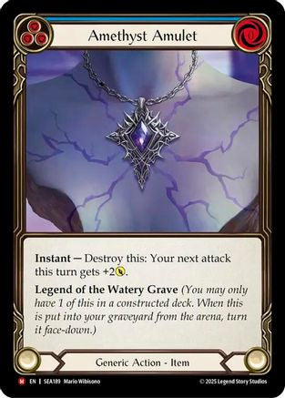 Amethyst Amulet (#SEA189) - Majestic - FAB High Seas