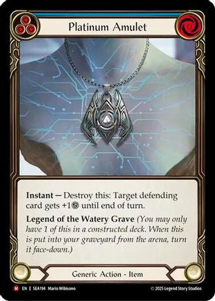 Platinum Amulet (#SEA194) - Majestic - FAB High Seas