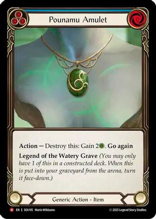 Pounamu Amulet (#SEA195) - Majestic - FAB High Seas