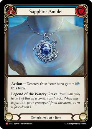 Sapphire Amulet (#SEA197) - Majestic - FAB High Seas