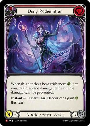 [Rainbow Foil] Deny Redemption (#SEA254) - Majestic - FAB High Seas