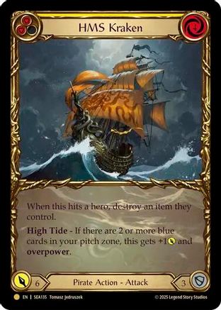 [Cold Foil] HMS Kraken (Treasure) (#SEA135) - Pirate Booty - FAB High Seas