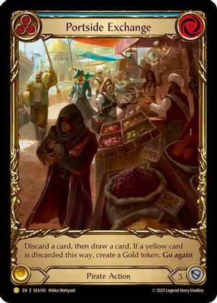 [Cold Foil] Portside Exchange (Treasure) (#SEA145) - Pirate Booty - FAB High Seas