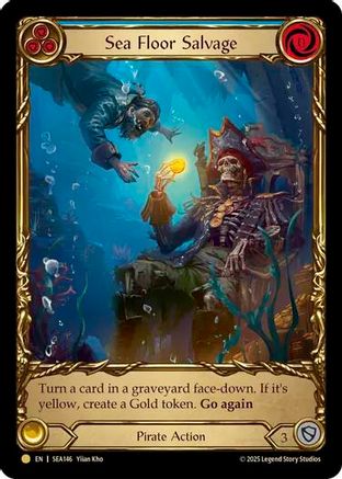[Cold Foil] Sea Floor Salvage (Treasure) (#SEA146) - Pirate Booty - FAB High Seas