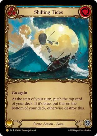 [Cold Foil] Shifting Tides (Treasure) (#SEA148) - Pirate Booty - FAB High Seas