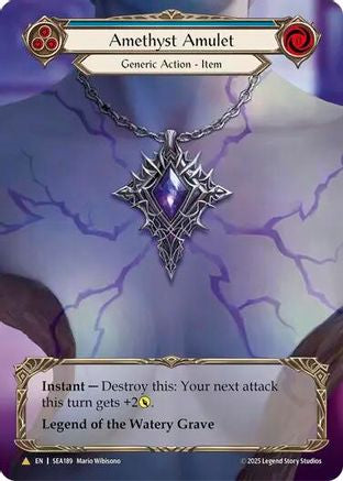 [Cold Foil] Amethyst Amulet (Treasure) (#SEA189) - Marvel - FAB High Seas