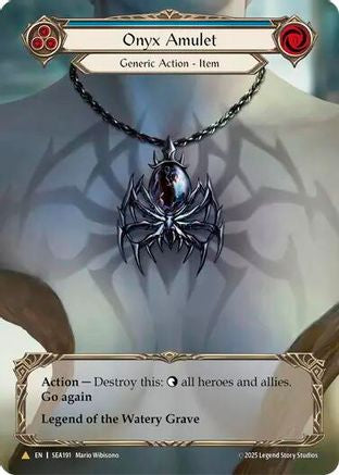 [Cold Foil] Onyx Amulet (Treasure) (#SEA191) - Marvel - FAB High Seas