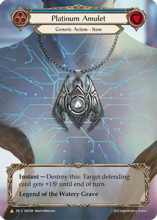 [Cold Foil] Platinum Amulet (Treasure) (#SEA194) - Marvel - FAB High Seas