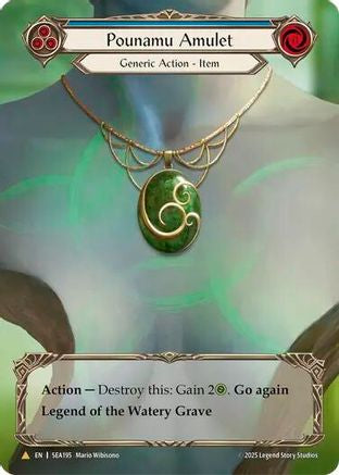 [Cold Foil] Pounamu Amulet (Treasure) (#SEA195) - Marvel - FAB High Seas