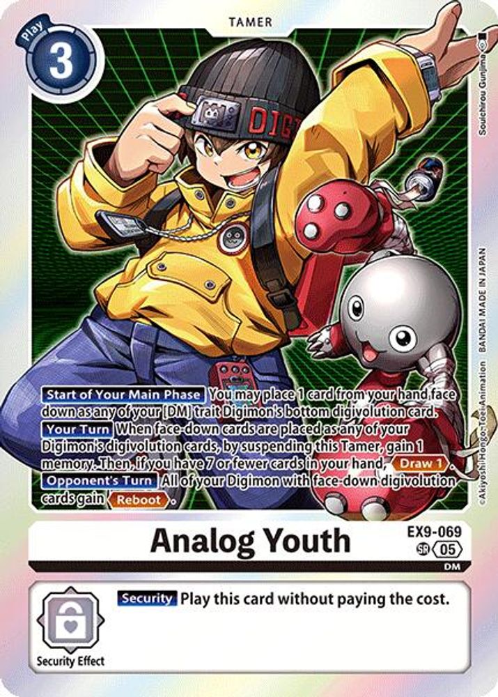 Analog Youth (EX9-069) Super Rare - Digimon Versus Monsters