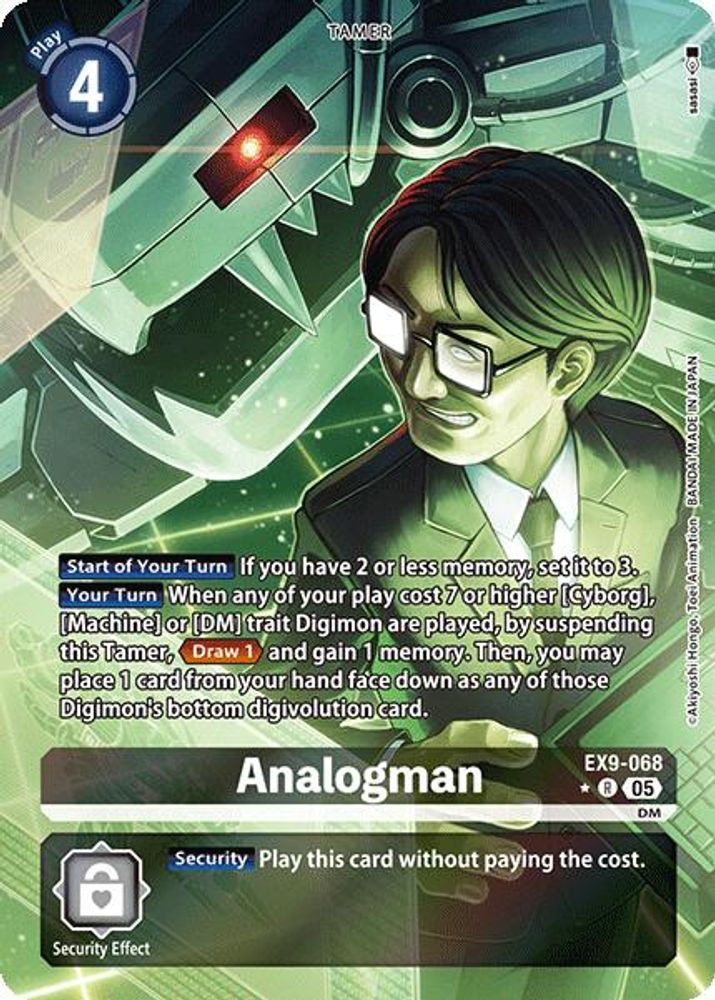 Analogman (Alternate Art) (EX9-068) R★ - Digimon Versus Monsters