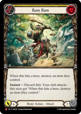 [Rainbow Foil] Bam Bam (#SEA250) - Majestic - FAB High Seas