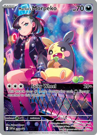 Marnie’s Morpeko - SVP 206 - Holo Rare - Pokemon SV Scarlet & Violet Promo