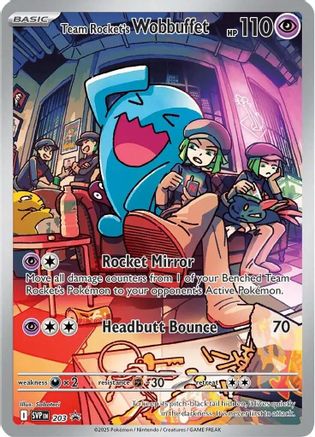 Team Rocket's Wobbuffet - SVP 203 - Pokemon SV Scarlet & Violet Promo