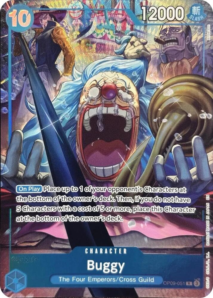 Buggy OP09-051 - Alternate Art SEC - English 2nd Anniversary Set Promo