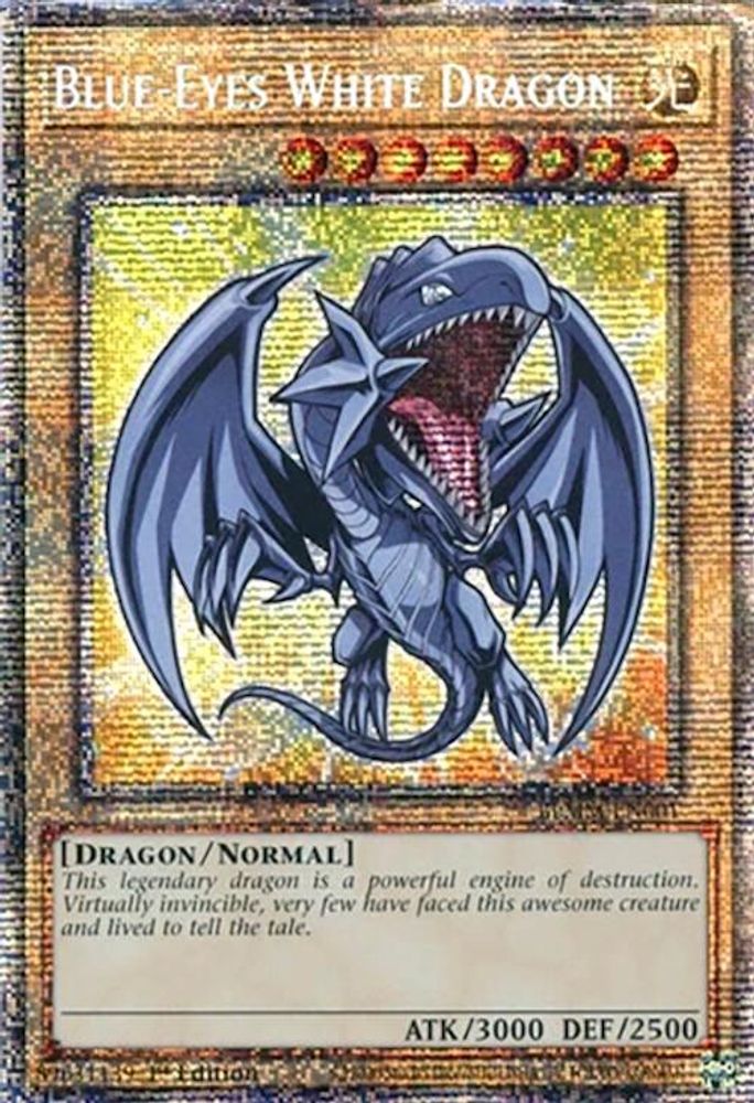 [STARLIGHT RARE] Blue-Eyes White Dragon (Starlight Rare) - (BLMM-EN001) - 1st Edition