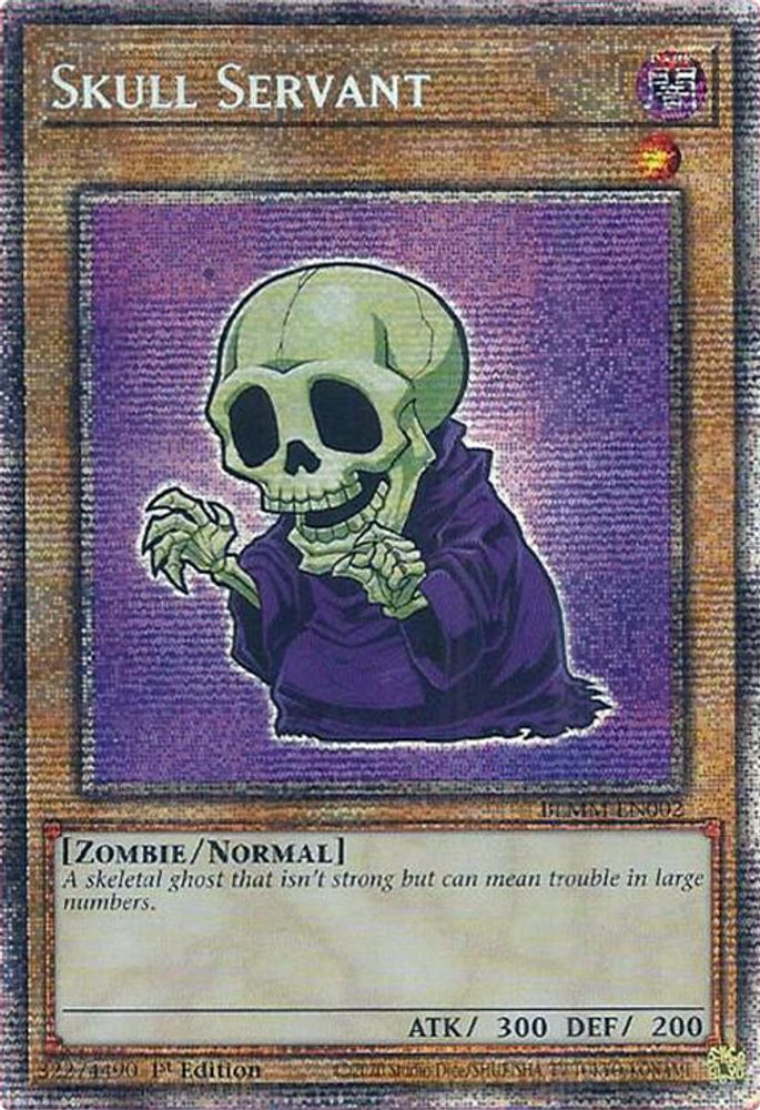 [STARLIGHT RARE] Skull Servant (Starlight Rare) - (BLMM-EN002) - 1st Edition