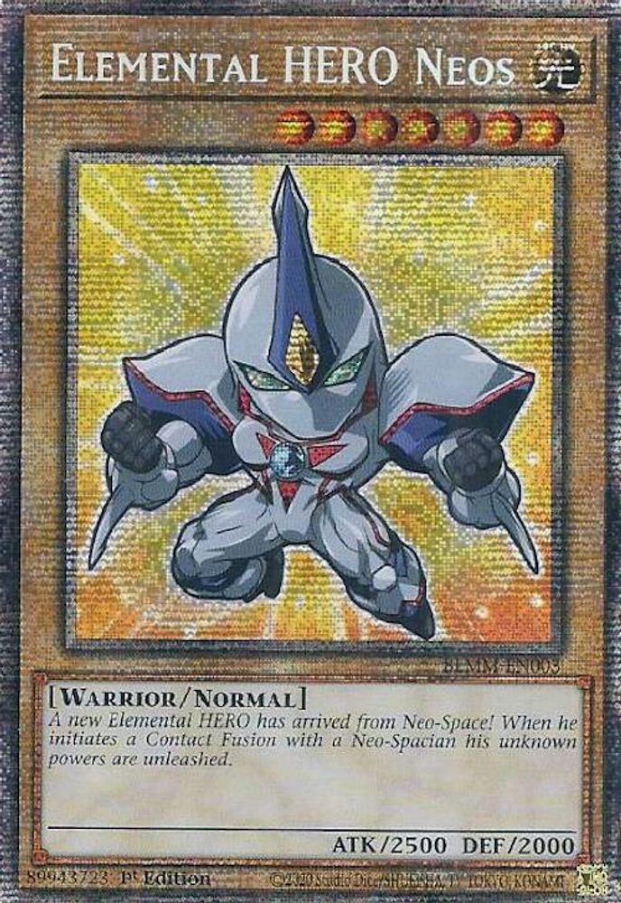 [STARLIGHT RARE] Elemental HERO Neos (Starlight Rare) - (BLMM-EN003) - 1st Edition