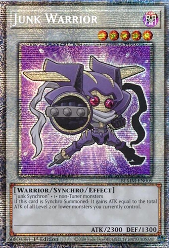 [STARLIGHT RARE] Junk Warrior (Starlight Rare) - (BLMM-EN009) - 1st Edition