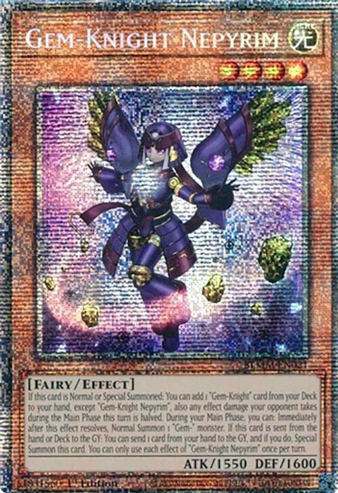 [STARLIGHT RARE] Gem-Knight Nepyrim (Starlight Rare) - (BLMM-EN021) - 1st Edition