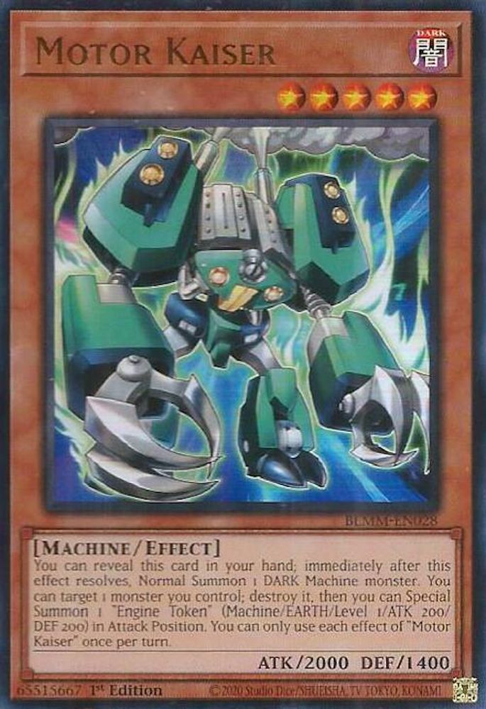 Motor Kaiser - (BLMM-EN028) - Ultra Rare 1st Edition