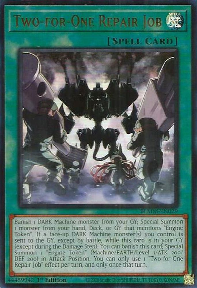 Two-for-One Repair Job - (BLMM-EN029) - Ultra Rare 1st Edition