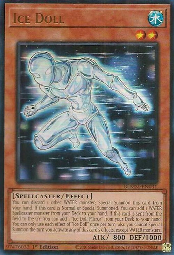 Ice Doll - (BLMM-EN031) - Ultra Rare 1st Edition
