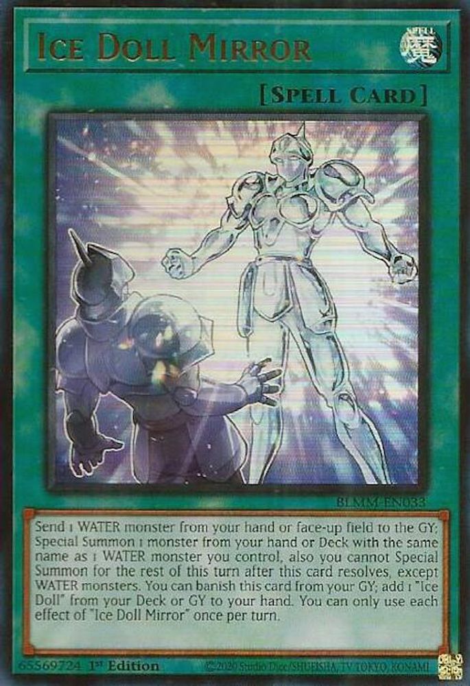 Ice Doll Mirror - (BLMM-EN033) - Ultra Rare 1st Edition