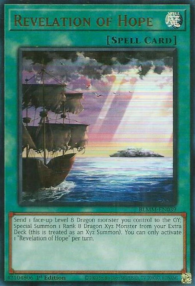 Revelation of Hope - (BLMM-EN039) - Ultra Rare 1st Edition