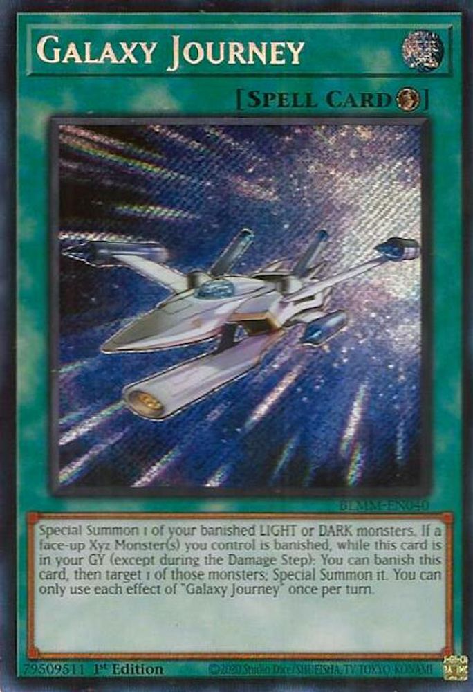 Galaxy Journey - (BLMM-EN040) - Secret Rare 1st Edition