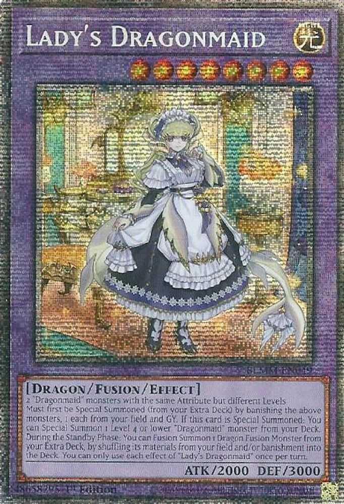 [STARLIGHT RARE] Lady's Dragonmaid (Starlight Rare) - (BLMM-EN049) - 1st Edition