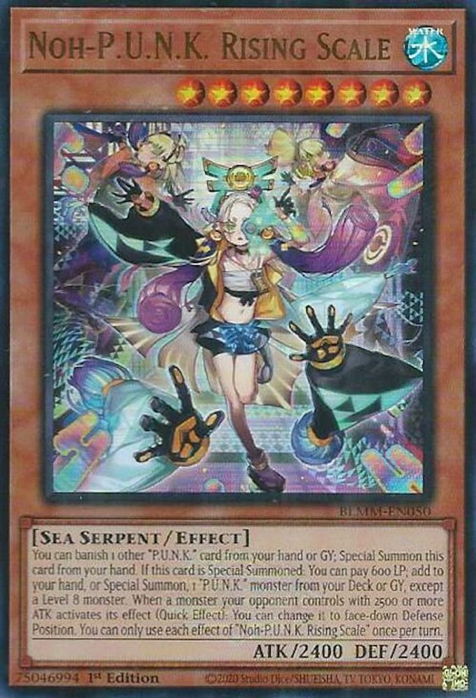 Noh-P.U.N.K. Rising Scale - (BLMM-EN050) - Ultra Rare 1st Edition