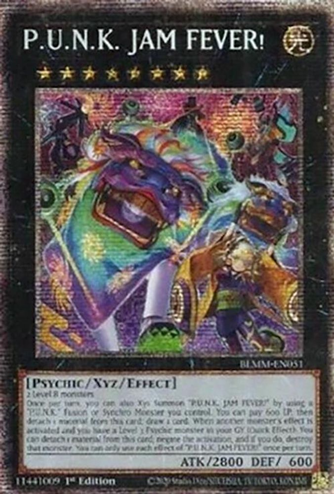 [STARLIGHT RARE] P.U.N.K. JAM FEVER! (Starlight Rare) - (BLMM-EN051) - 1st Edition