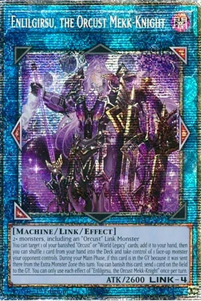 [STARLIGHT RARE] Enlilgirsu, the Orcust Mekk-Knight (Starlight Rare) - (BLMM-EN053) - 1st Edition