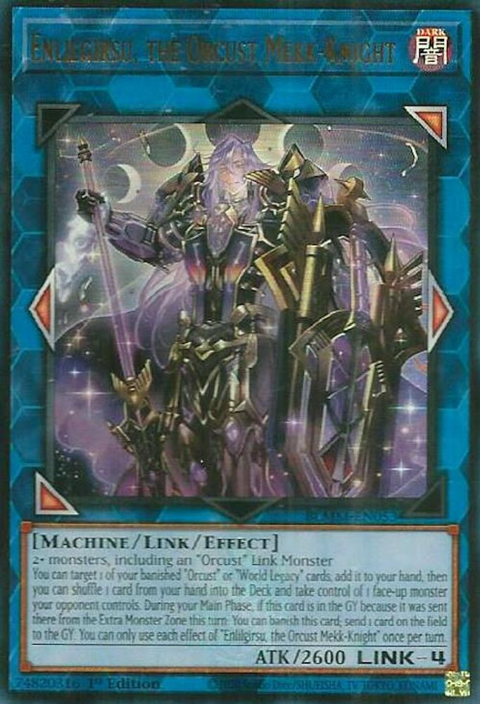 Enlilgirsu, the Orcust Mekk-Knight - (BLMM-EN053) - Ultra Rare 1st Edition