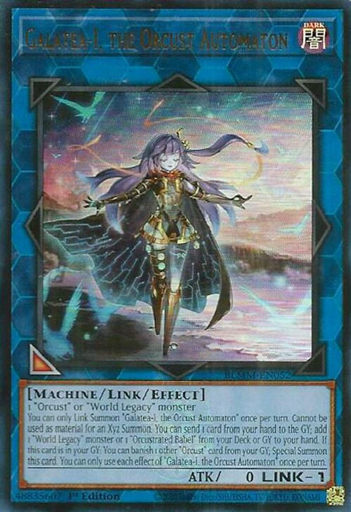 Galatea-i, the Orcust Automaton - (BLMM-EN052) - Ultra Rare 1st Edition