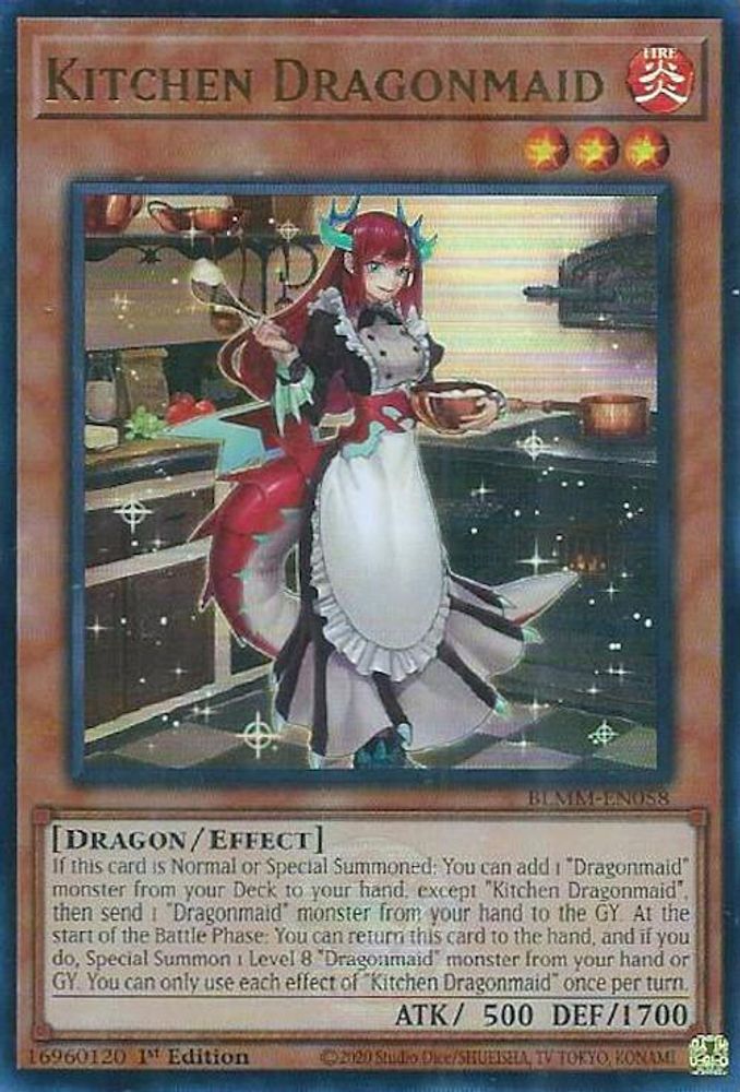 Kitchen Dragonmaid - (BLMM-EN058) - Ultra Rare 1st Edition