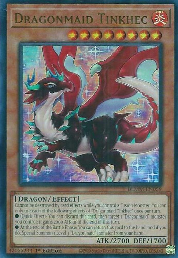 Dragonmaid Tinkhec - (BLMM-EN059) - Ultra Rare 1st Edition