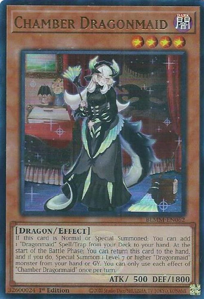 Chamber Dragonmaid - (BLMM-EN062) - Ultra Rare 1st Edition