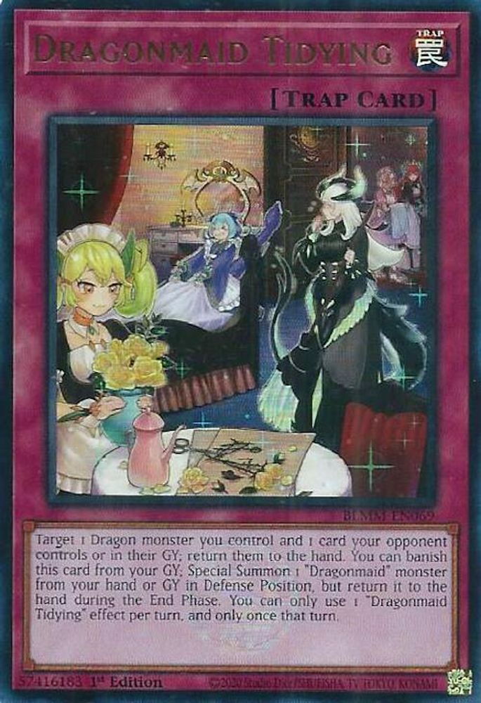 Dragonmaid Tidying - (BLMM-EN069) - Ultra Rare 1st Edition