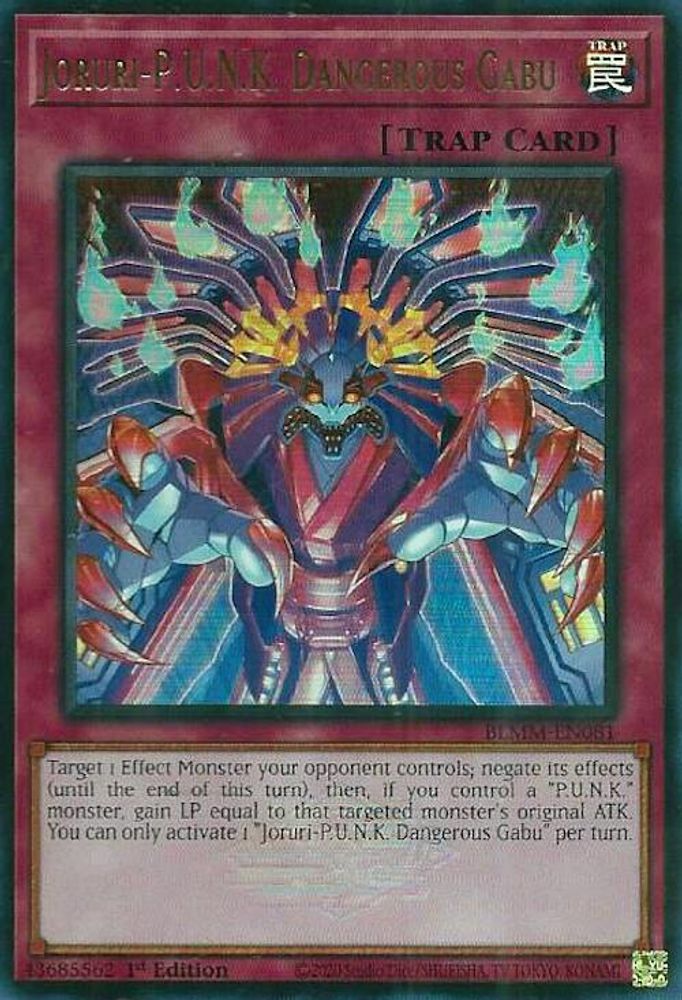 Joruri-P.U.N.K. Dangerous Gabu - (BLMM-EN081) - Ultra Rare 1st Edition