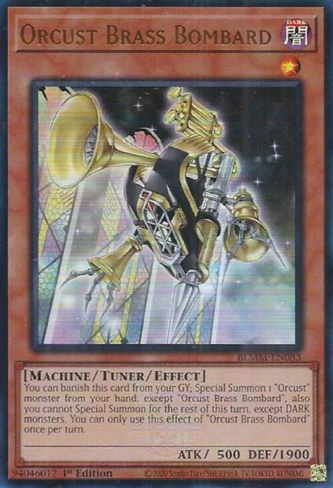 Orcust Brass Bombard - (BLMM-EN083) - Ultra Rare 1st Edition