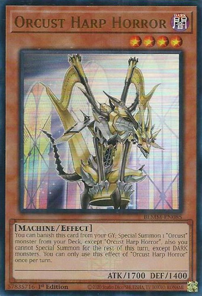 Orcust Harp Horror - (BLMM-EN085) - Ultra Rare 1st Edition