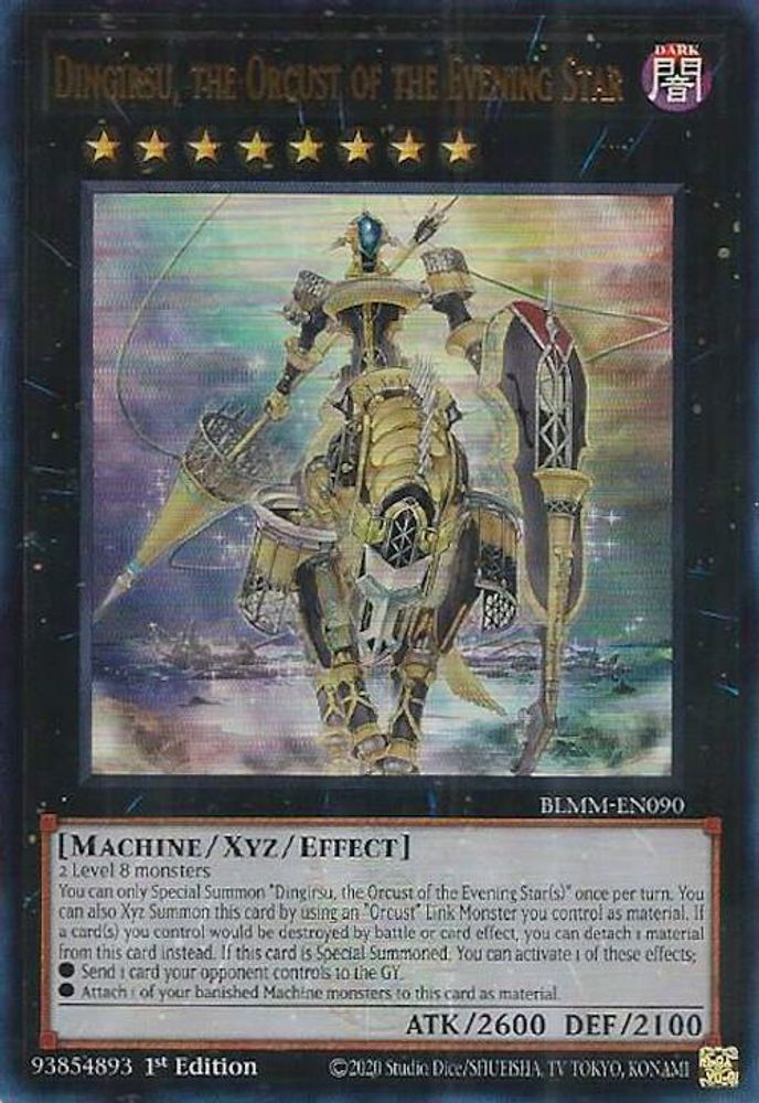Dingirsu, the Orcust of the Evening Star - (BLMM-EN090) - Ultra Rare 1st Edition