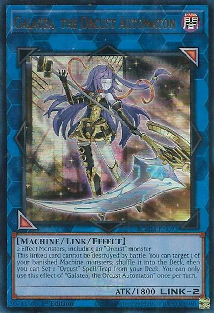 Galatea, the Orcust Automaton - (BLMM-EN093) - Ultra Rare 1st Edition
