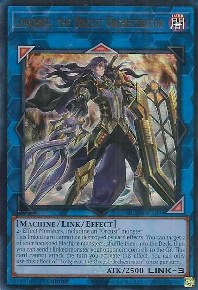 Longirsu, the Orcust Orchestrator - (BLMM-EN094) - Ultra Rare 1st Edition