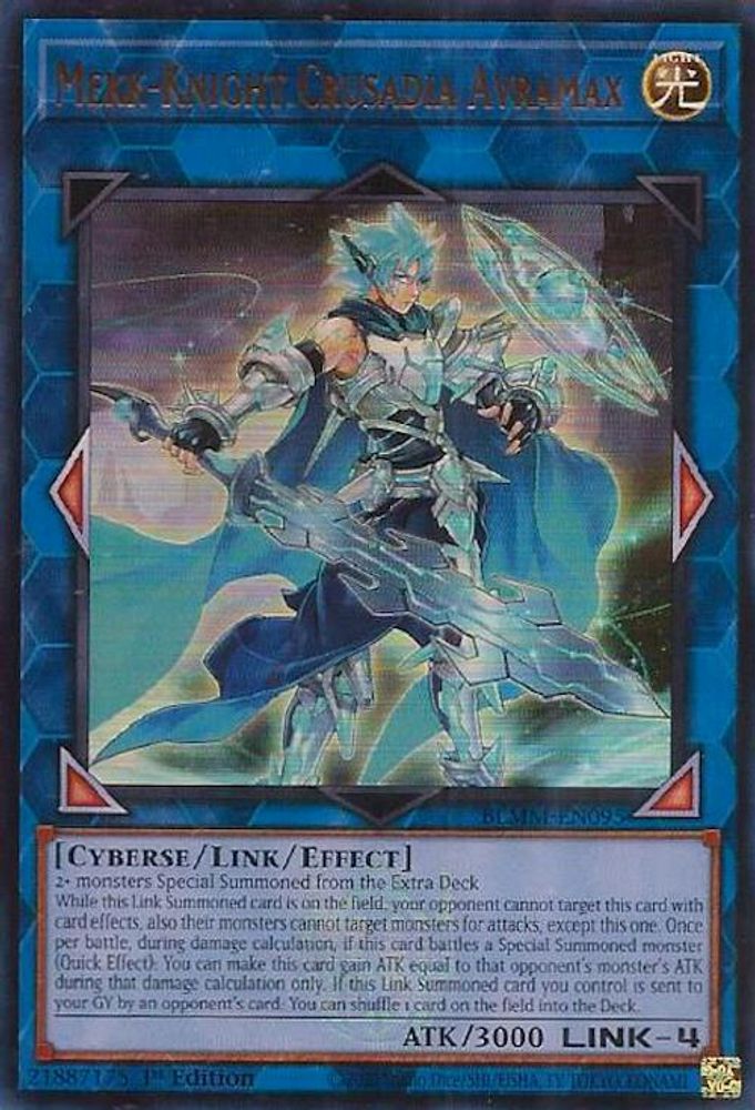 Mekk-Knight Crusadia Avramax - (BLMM-EN095) - Ultra Rare 1st Edition