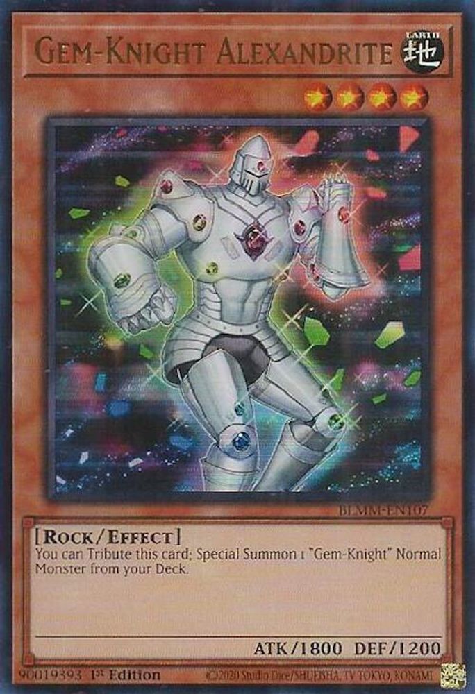Gem-Knight Alexandrite - (BLMM-EN107) - Ultra Rare 1st Edition