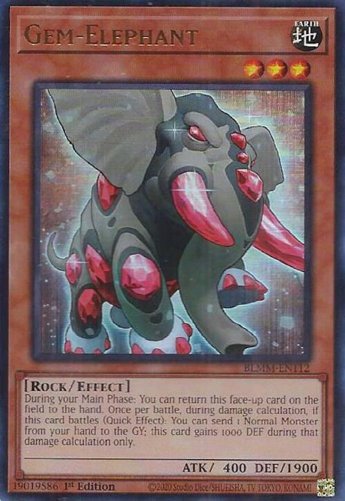 Gem-Elephant - (BLMM-EN112) - Ultra Rare 1st Edition